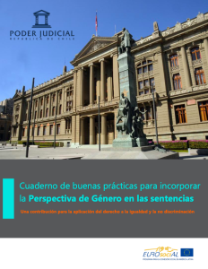 Cuadernillo de buenas prácticas para incorporar la perspectiva de género en las sentencias. Eurosocial