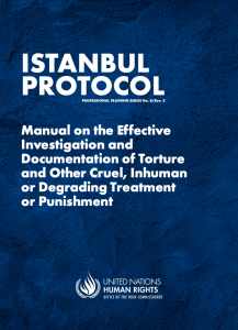 Actualización protocolo de estambul