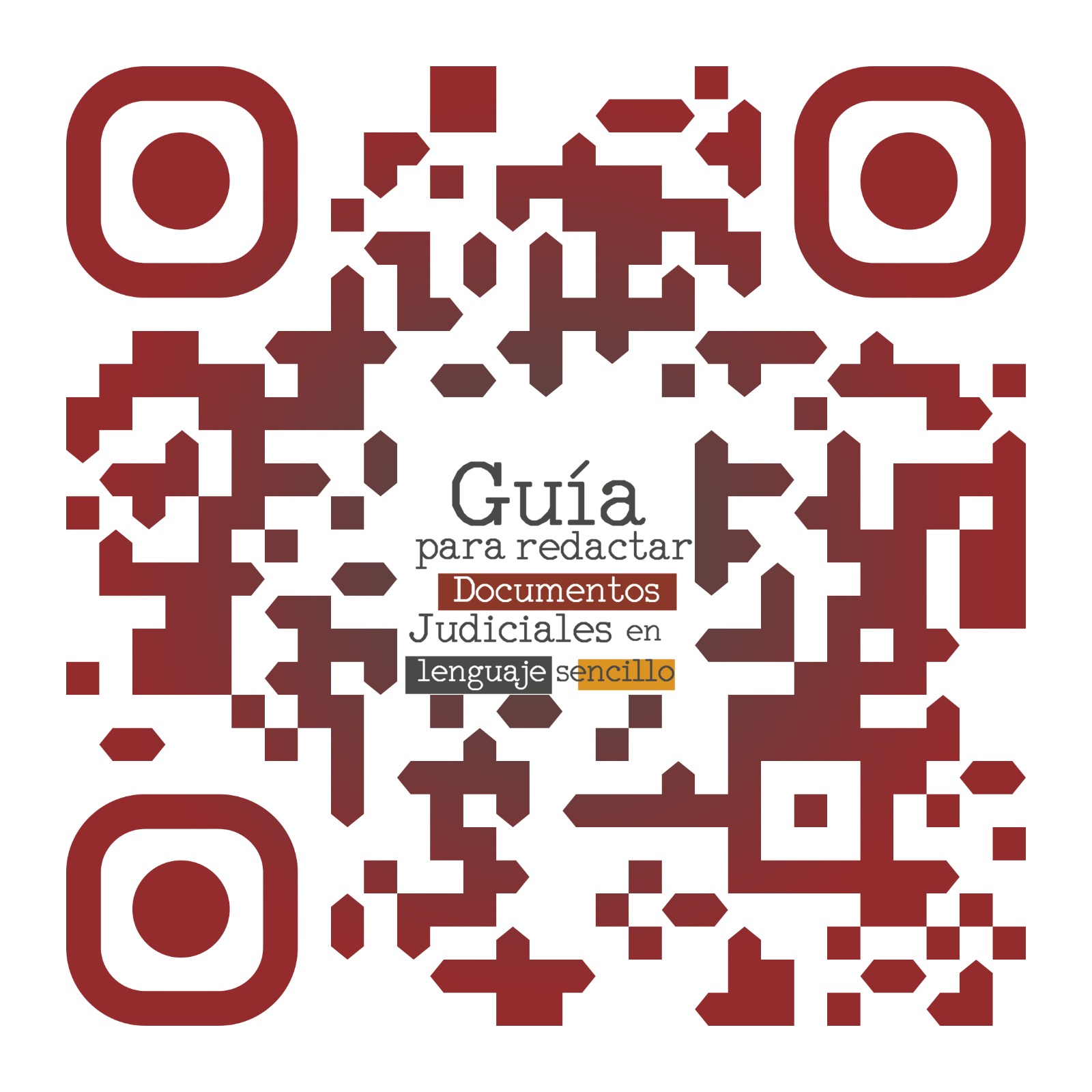 qr guía para redactar documentos judiciales en lenguaje sencillo