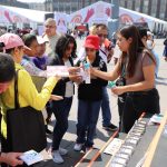 Visita Difusión DEOCDH en el Zocalo